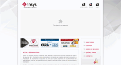 Desktop Screenshot of insys-corp.com.mx