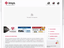 Tablet Screenshot of insys-corp.com.mx